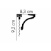 Garnižová krycia lišta MARDOM MD161 / 9,2 cm